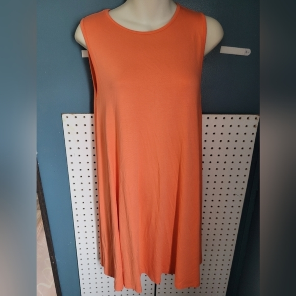 Asos size 6‎ Orange Tshirt dress sleeveless